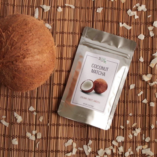 3 Leaf Tea Coconut Matcha Bag