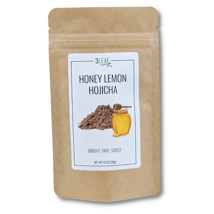 3 Leaf Tea Honey Lemon Hojicha Powder Bag