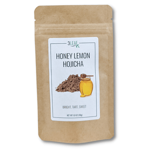 3 Leaf Tea Honey Lemon Hojicha Powder Bag