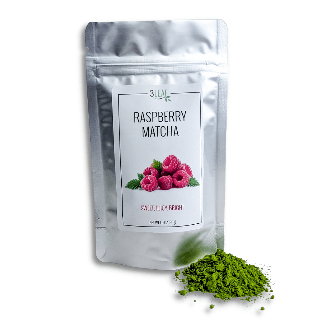 Raspberry Matcha Green Tea - 3 Leaf Tea - 3 Leaf Tea